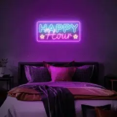 happy hour neonreclames